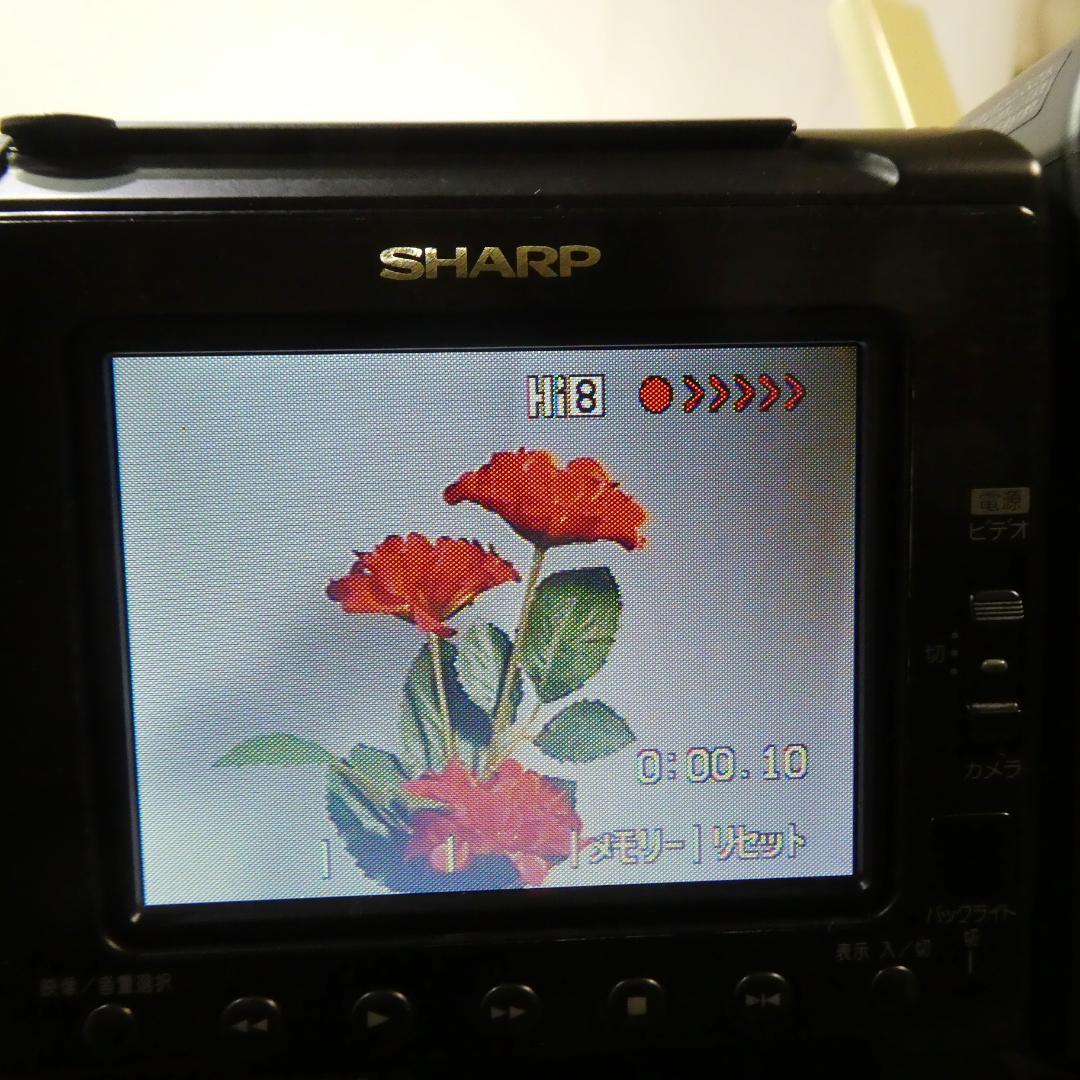 動作良好 Video.Hi8 シャープVL-HL3 8ミリビデオカメラDVD化に