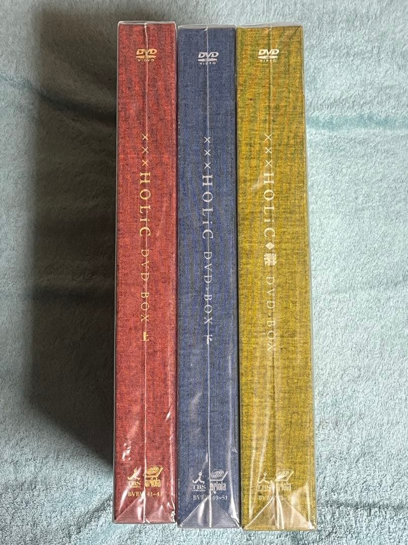 新品同様品 XXXHOLIC DVD-BOX 上 下 継 全3ボックスセット