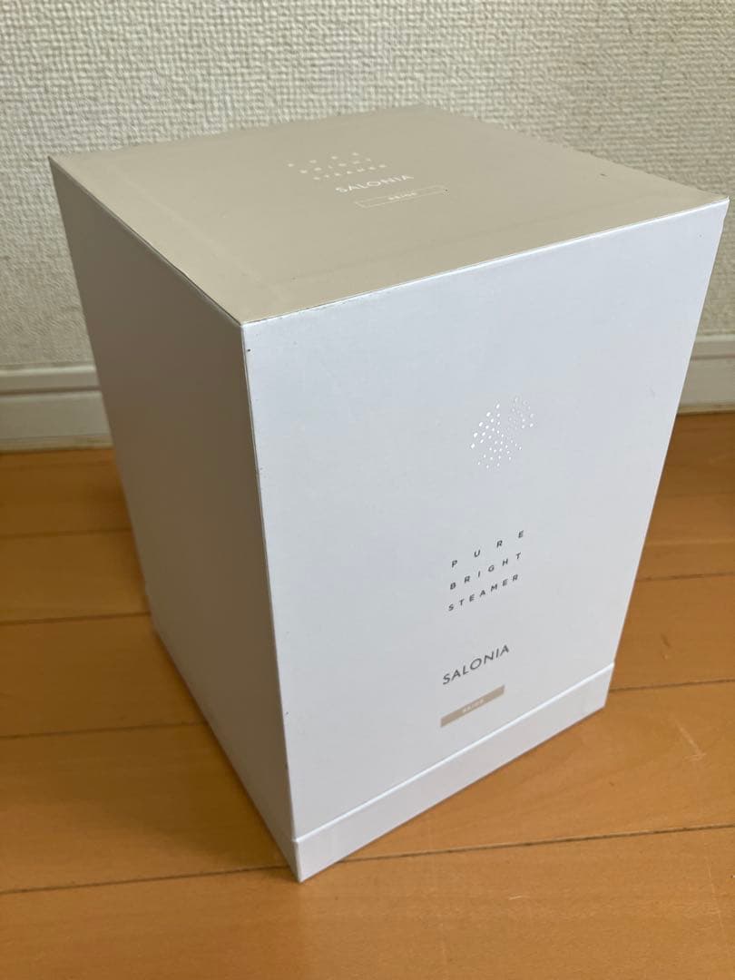 新品未開封】SALONIA PURE BRIGHT STEAMER ベージュ - メルカリ