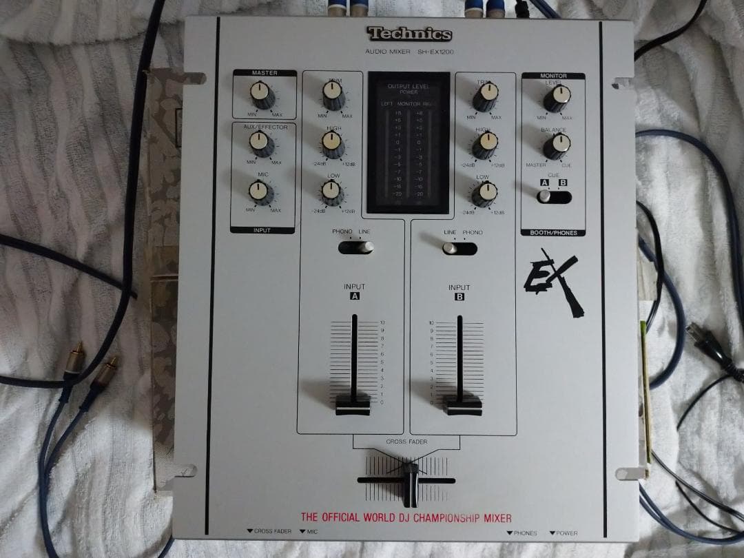 Technics テクニクス DJミキサー SH-EX1200 Technics SH-EX1200 Black Audio Mixer DMC The Official World DJ