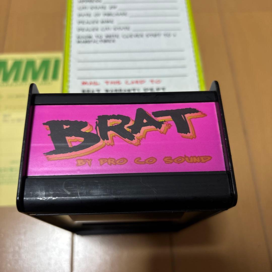 Pro Co BRAT Distortion 箱付き