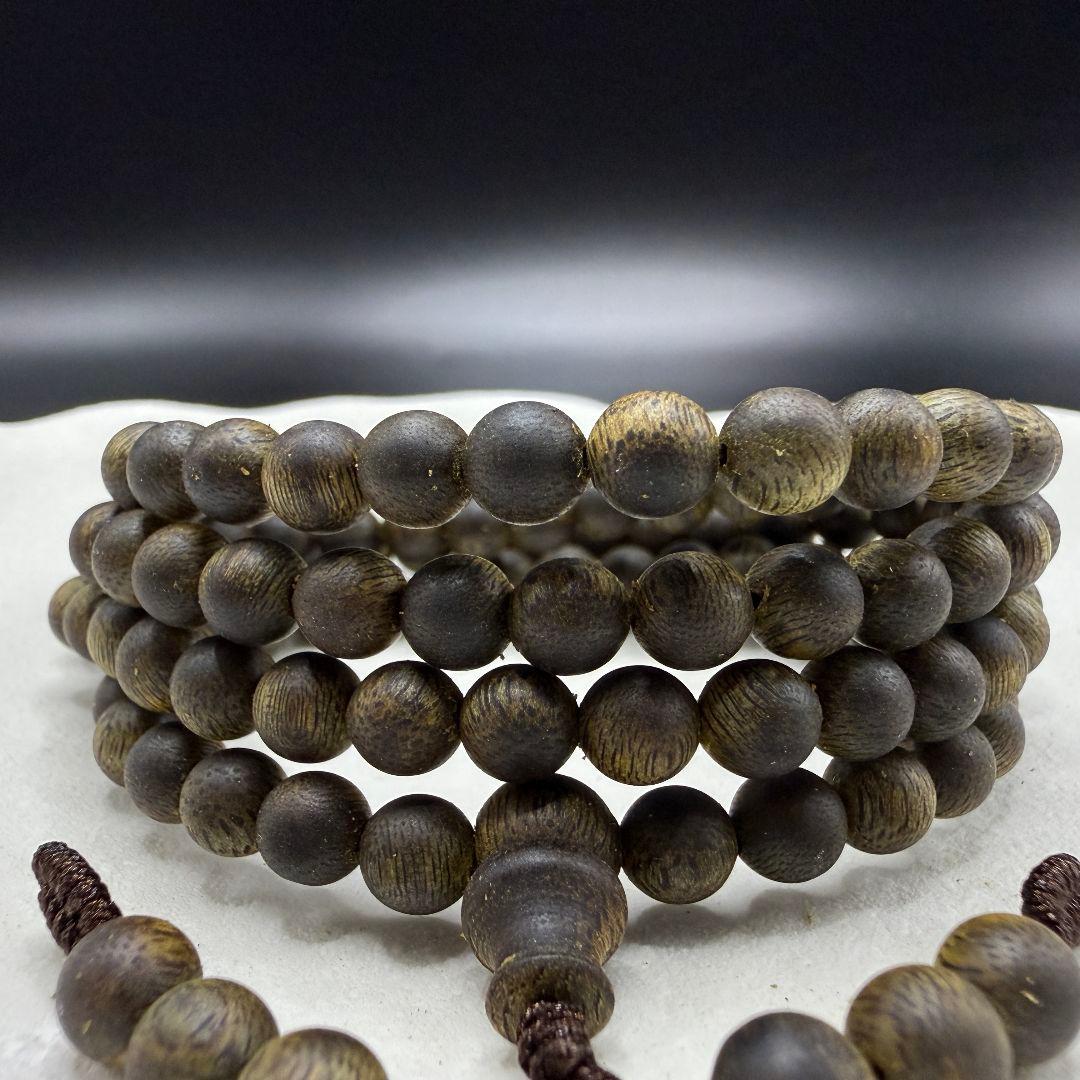 R053 全沈水 極上緑油伽羅 沈香手串 高級ブレスレット重さ：18.8g