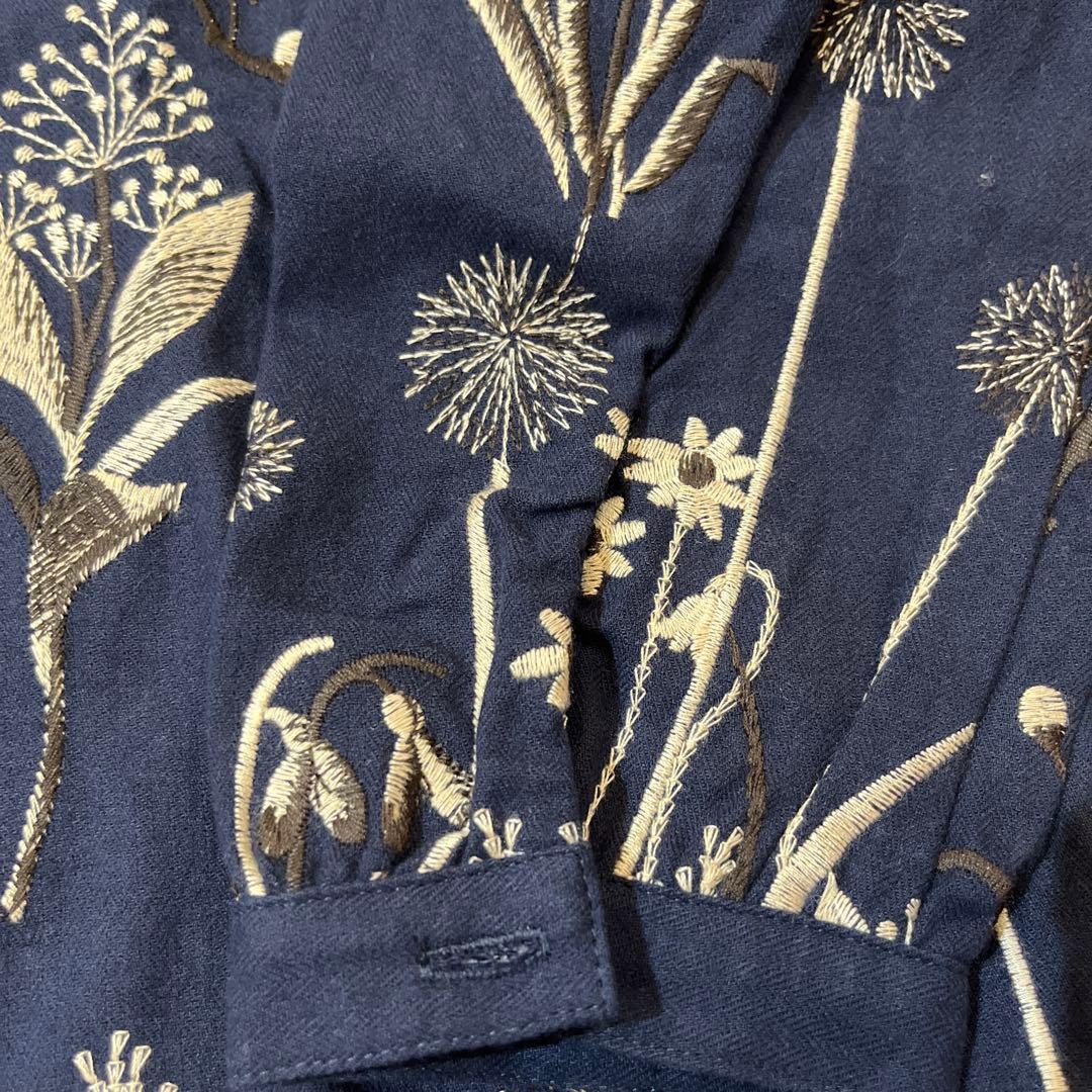 marble sud未使用タグ付長袖刺繍ブラウスEMB higotai - メルカリ