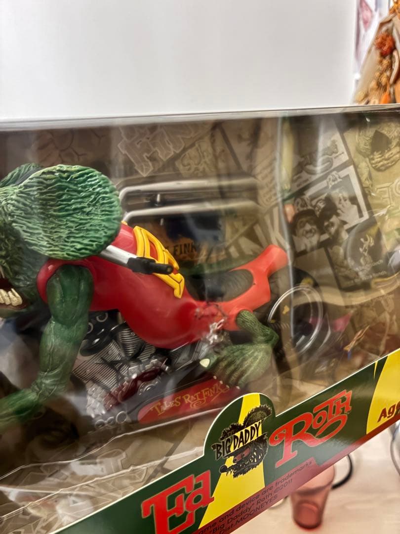 箱付き/ラットフィンク/Rat Fink/バイク/フィギュア/スタチュー - メルカリ