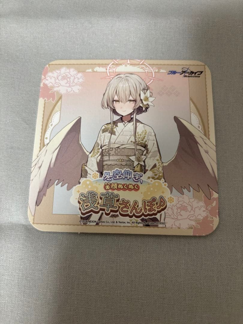 ブルーアーカイブ ブルアカ 桐藤ナギサ コースター - メルカリ