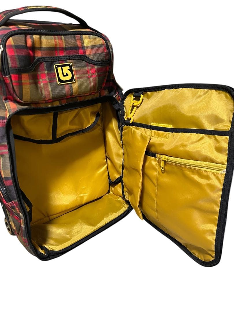BURTON バートン キャリーバッグ チェック柄 マルチカラー 静音