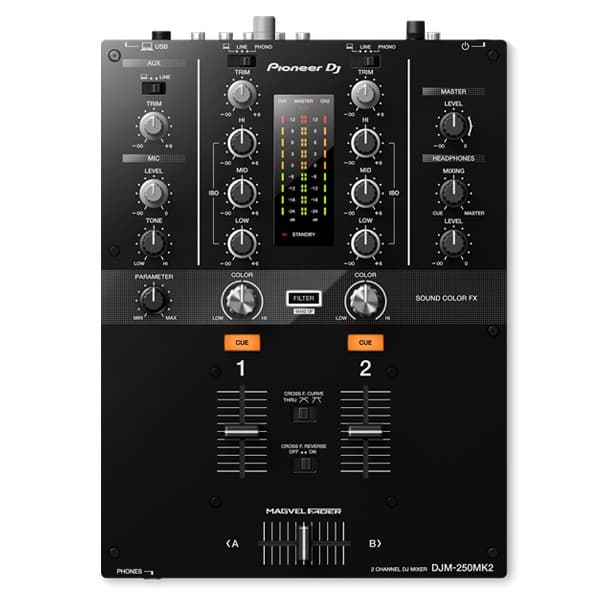 Pioneer DJ DJM-250MK2 DJミキサー（完全未使用・未開封） Amazon.com: Pioneer DJ DJM-250MK2 2-Channel DJ Mixer,Black