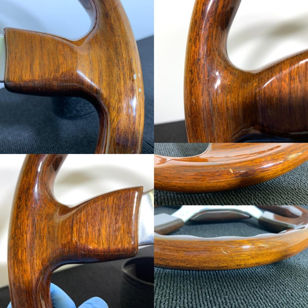 モモ ヴェローチェ レーシング ダーク ウッド ステアリング 希少 36.5