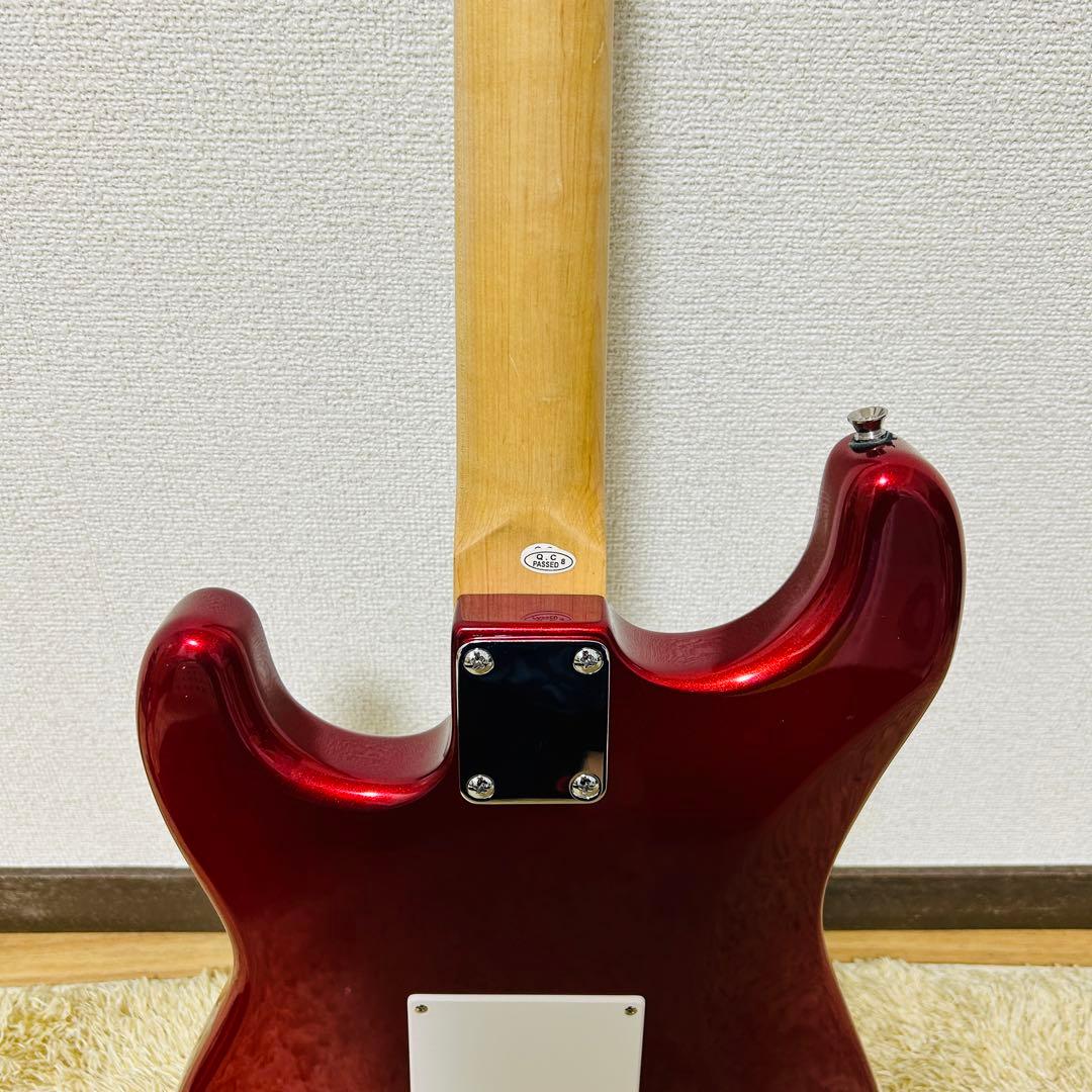 美品】PHOTOGENIC フォトジェニック エレキギター 赤 レッド ST - メルカリ