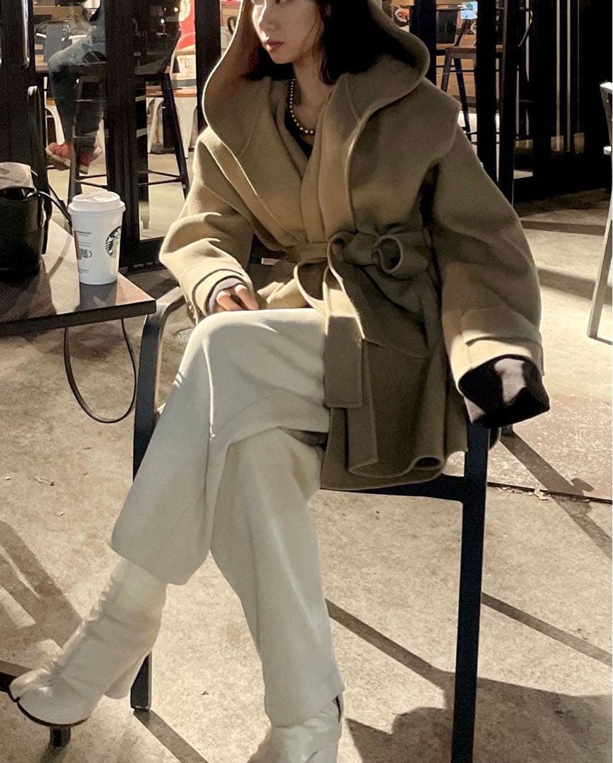 ETRE TOKYO フーディーリバートレンチコート - メルカリ