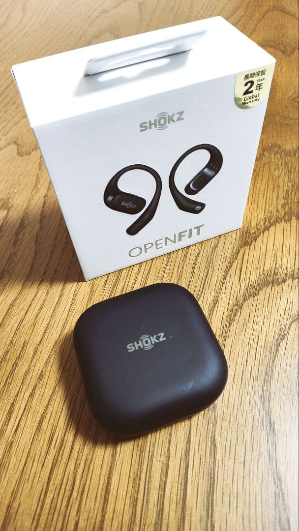 SHOKZ OPENFIT ワイヤレスイヤホン ブラック 充電ケース付き Amazon.co.jp: Shokz (ショックス) オープンイヤー イヤホン bluetooth