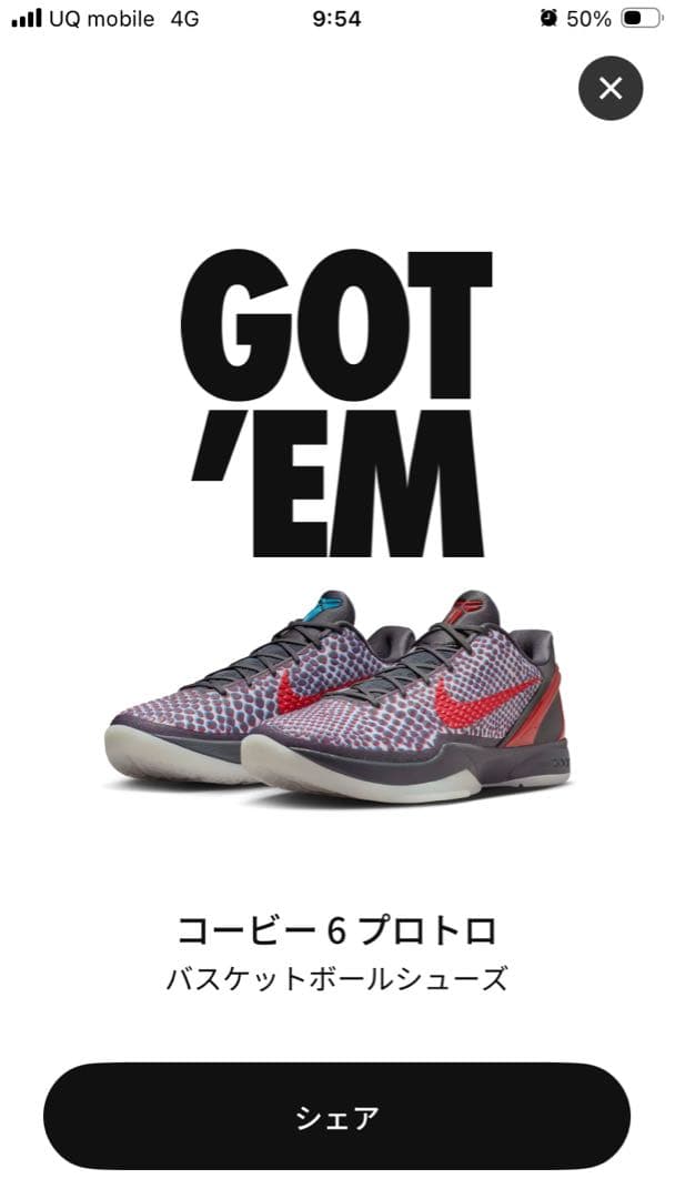 ナイキ コービー6 プロトロ オールスター 3D ハリウッド 28.0 - メルカリ