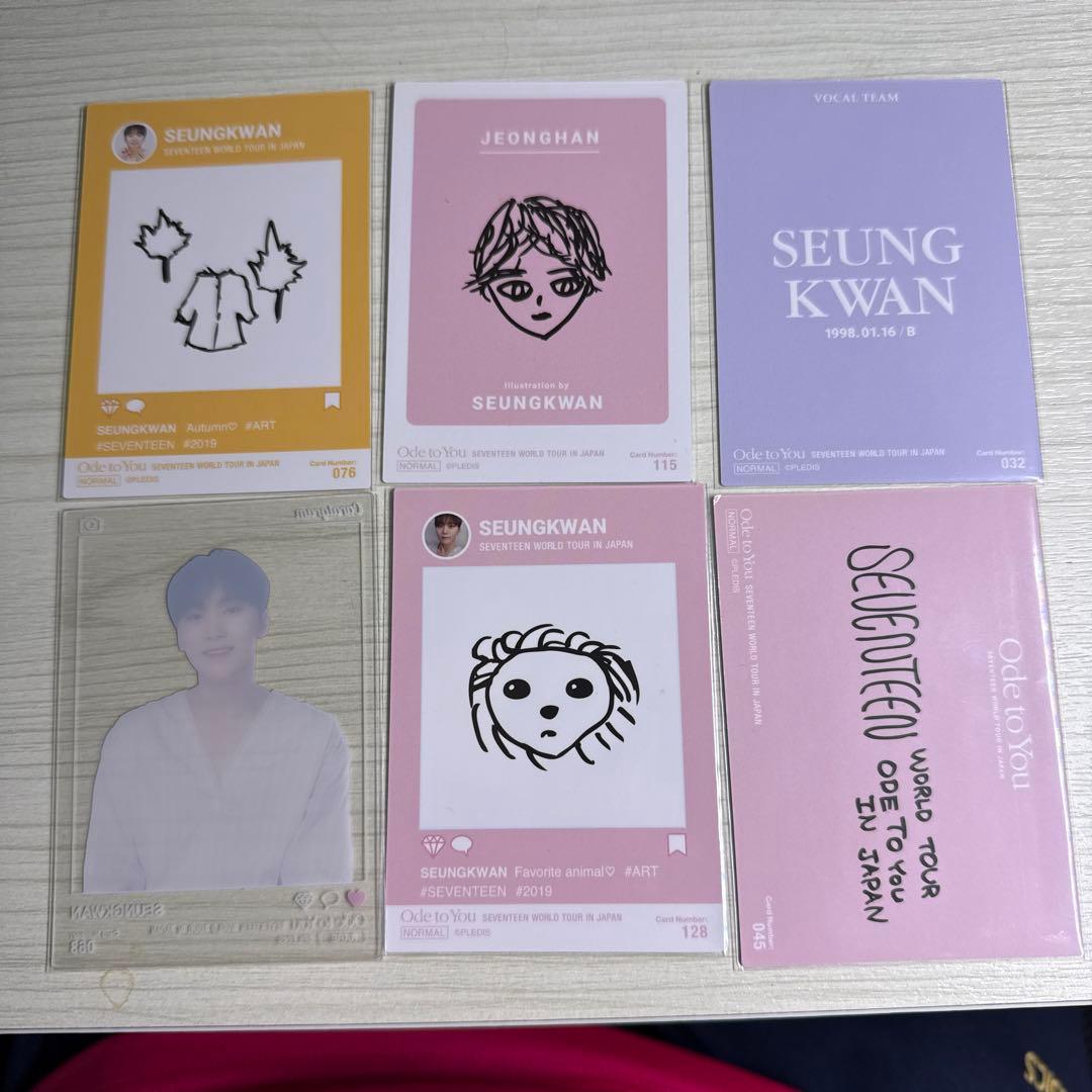 SEVENTEEN セブチ オデコン イルコン トレカ スングァン セット - メルカリ