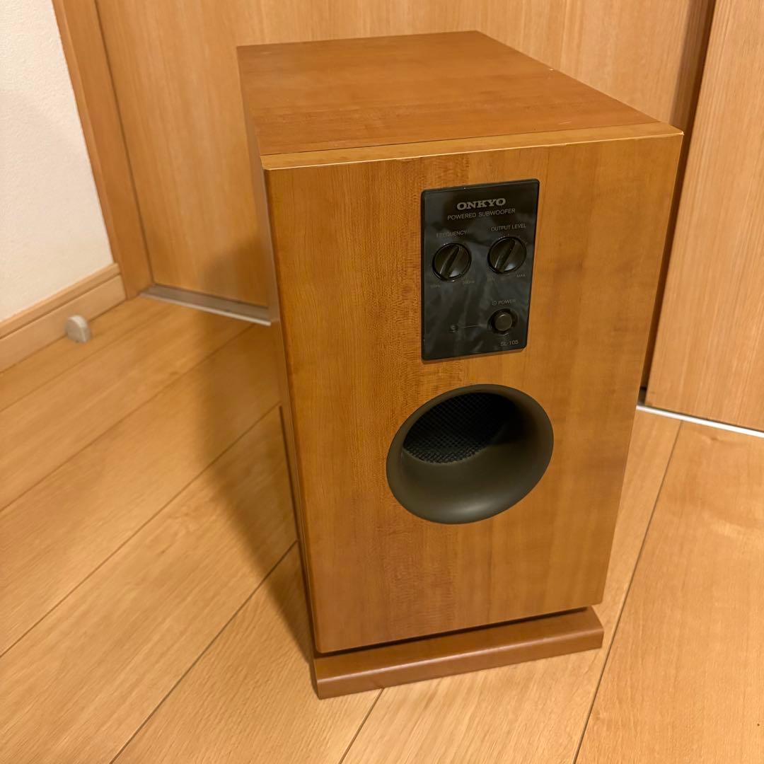 本体】ONKYO オンキョー SL-105 サブウーファー - メルカリ