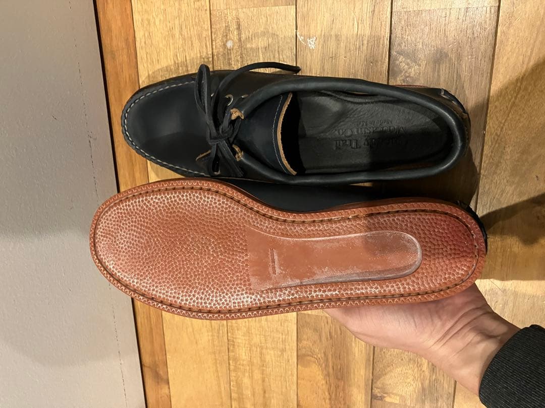 Quoddy 9 クオディ 紺モカシン クロムエクセル アメリカ製 - メルカリ