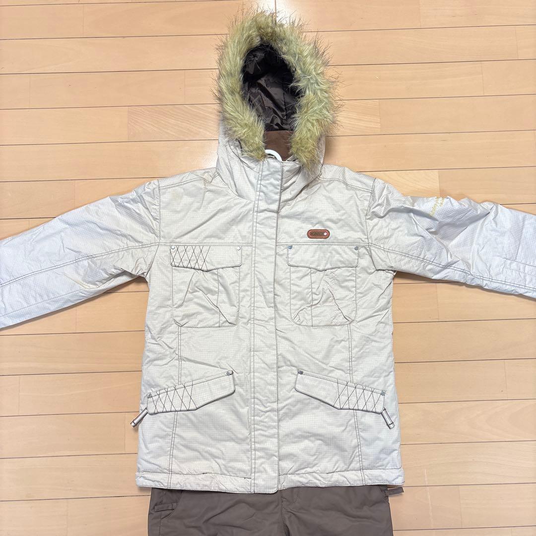 イグニオ スキーウェア ジャケット パンツ 上下セット オフホワイト