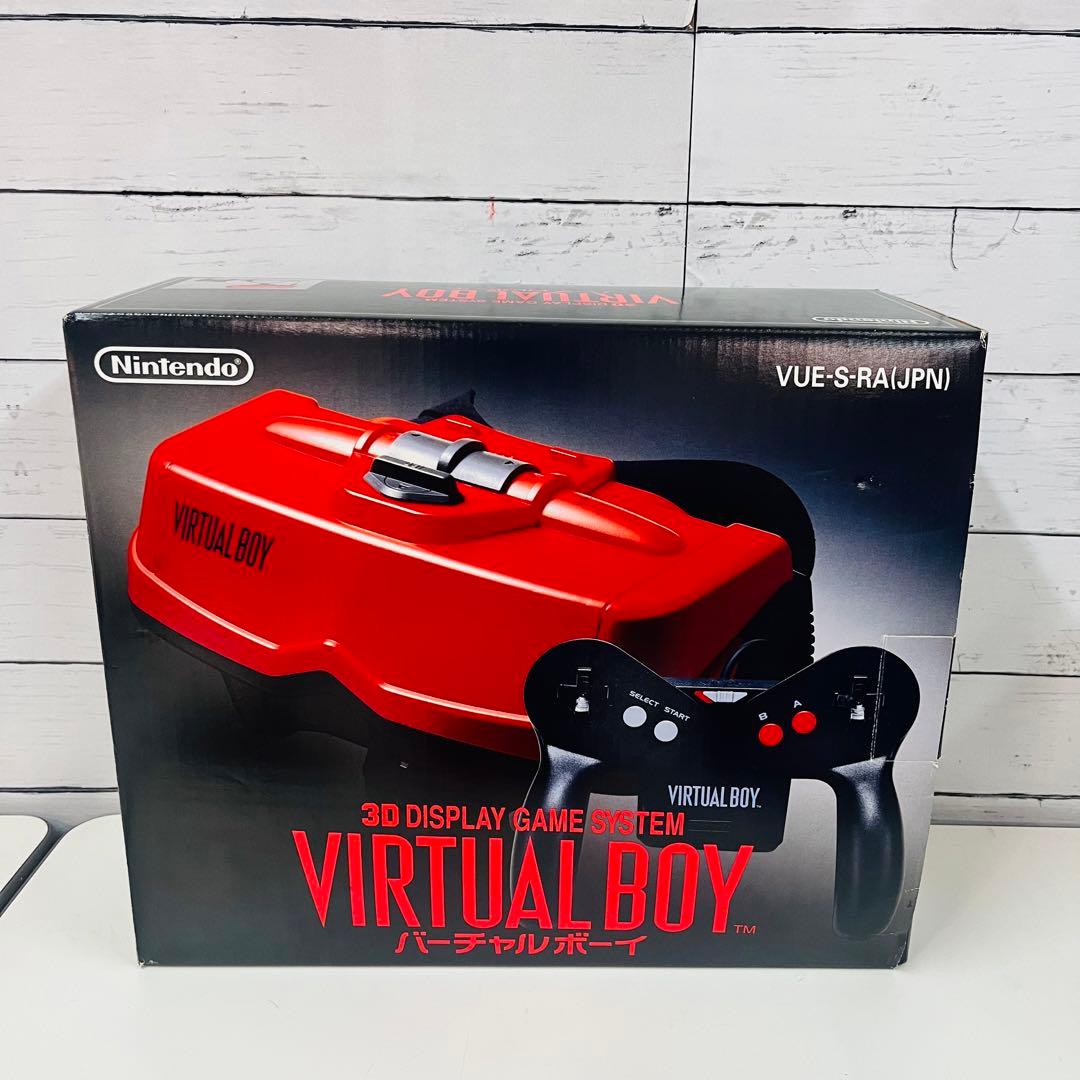 K1356レア品【Nintendo】バーチャルボーイ カセット付き - メルカリ