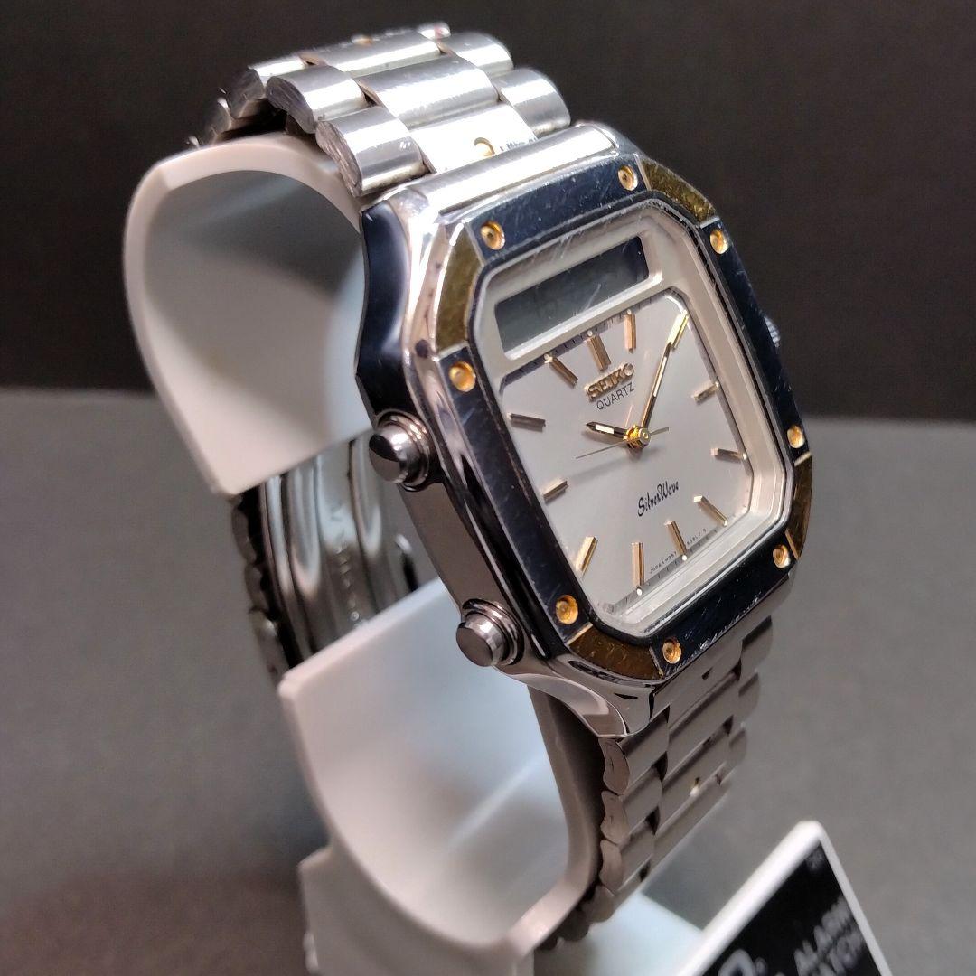 希少稼動品SEIKO 【希少稼動品】SEIKO シルバーウェーブ H357-5220 80