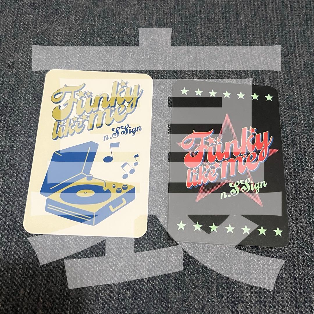 n.SSign'Funky like me'A、Bソンユン/トレカ 2枚セット - メルカリ