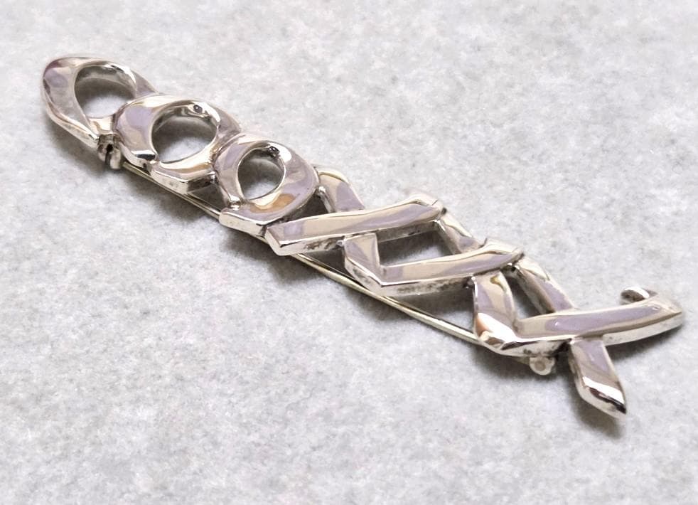 ティファニー パロマピカソ ラブ＆キス SV925ブローチ 箱付き 41703