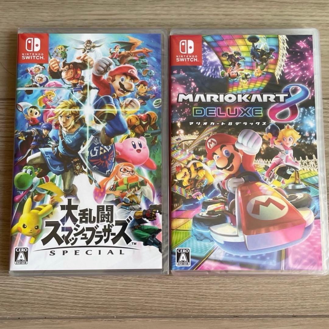 大乱闘スマッシュブラザーズ マリオカート8 switch 2点セット Amazon.co.jp: マリオカート8 デラックス - Switch ＋ 大乱闘