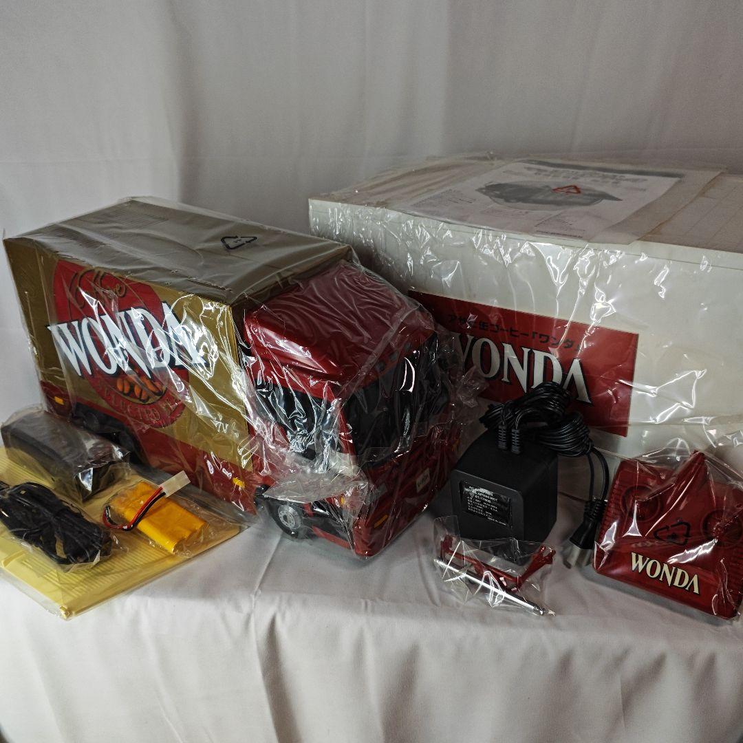 値下げ】未使用保管品 WONDA懸賞 ラジコントラック保冷庫付き アサヒ