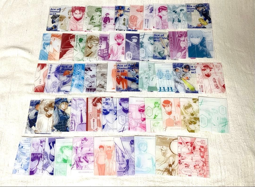 ダイヤのA アクリルカード 58枚まとめ売り アクリルカード「ダイヤのA actⅡ」13/コンプリートBOX（全10種） 御幸