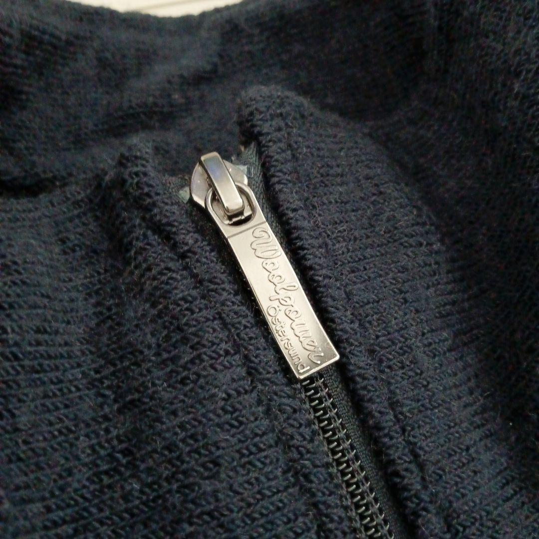 ウールパワー フルジップ ジャケット 400 サイズM ネイビー - メルカリ