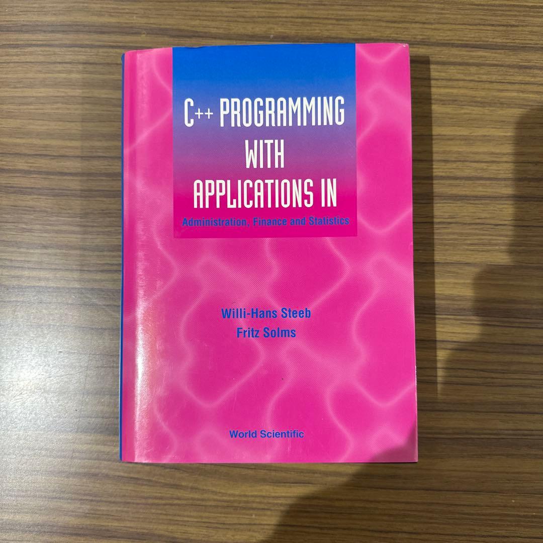 コンピュータ・IT C++ PROGRAMMING WITH APPLICATIONS IN Introduction to Programming with C++ Textbook