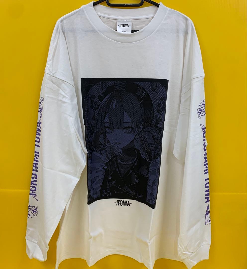 常闇トワ 眷属ロングTシャツ ホワイト フリーサイズ - メルカリ