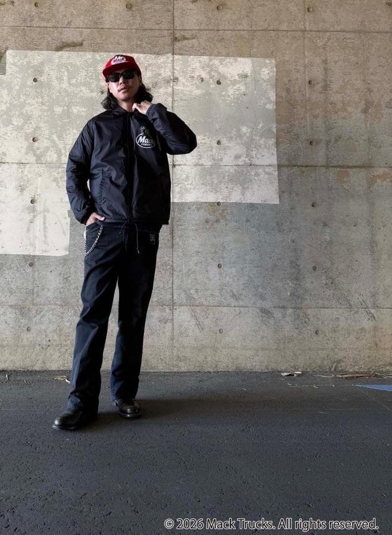 希少サイズXL Mack Trucks × FJ ボアコーチジャケット ブラック - メルカリ