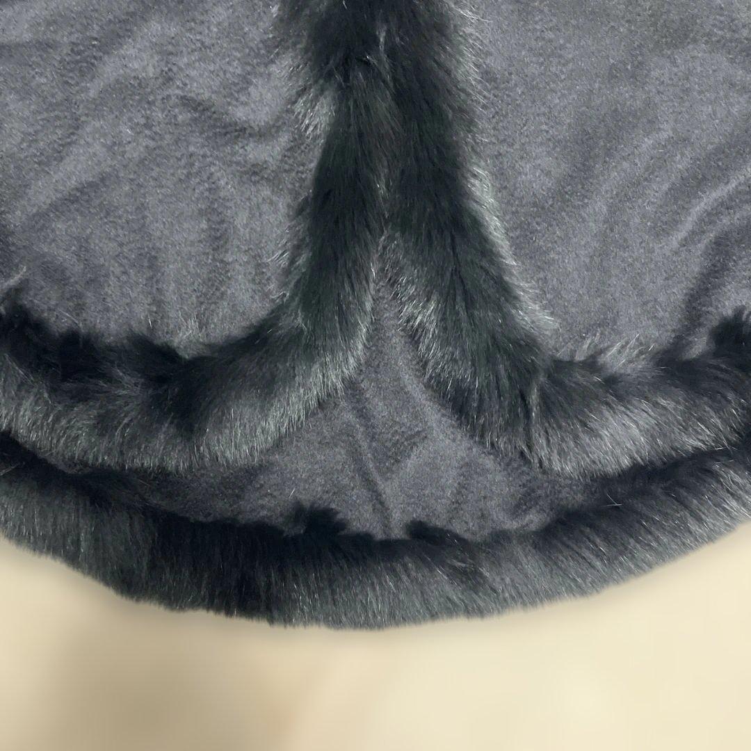 GIVENCHY ムーンバット カシミア100% フォックスファー ポンチョ