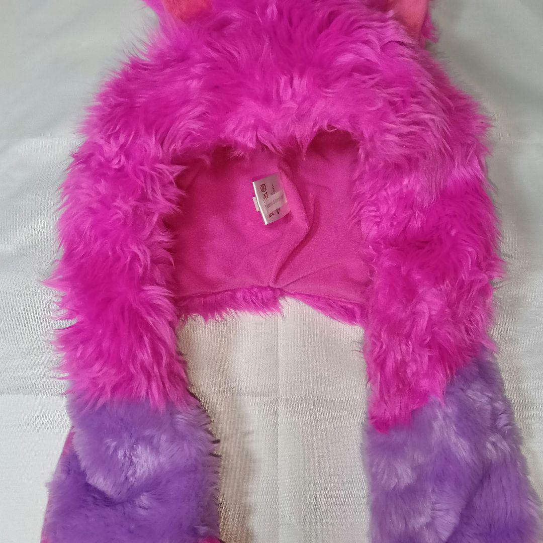 チェシャ猫マフラーキャップ ファンキャップ ディズニー - メルカリ