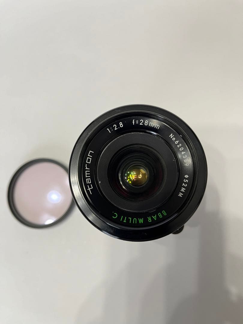 sonyEレンズ 銘品TAMRON28mm F2.8 BBARNikonフード付