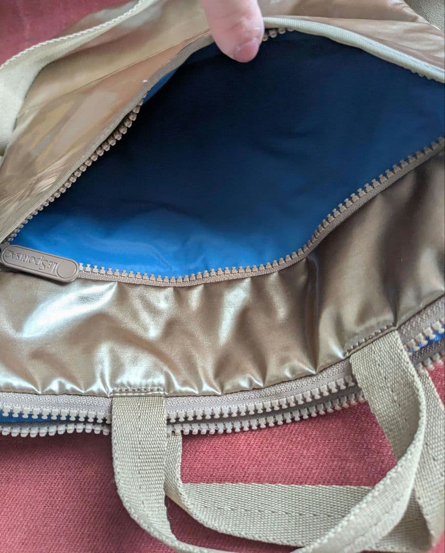 ひとりっぷ コラボ レスポートサック PCケース アラビアゴールド