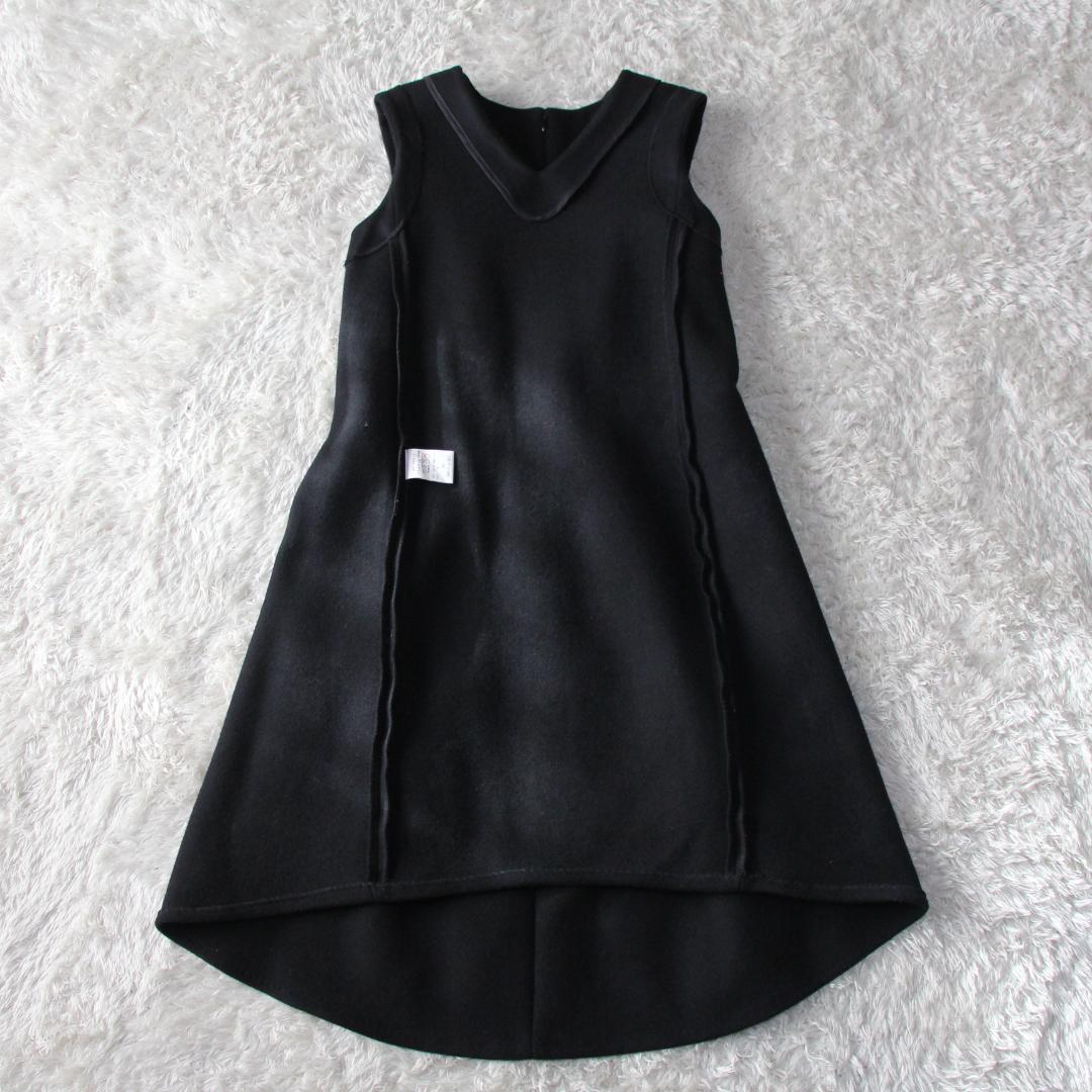 美品 ヨーコチャン フィッシュテール ノースリーブワンピース ウエスト