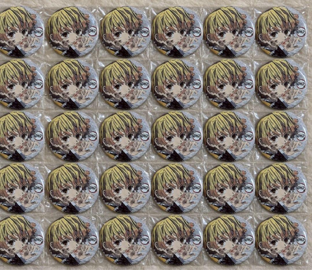 鬼滅の刃 我妻善逸 全集中展 幕間画 缶バッジ 30点 アニメ「鬼滅の刃」全集中展 -刀鍛冶の里編・柱稽古編- 幕間