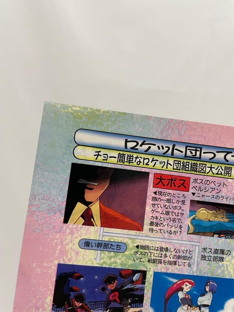 アニメディア 切抜き 1997 当時 アニポケ サトシ ムサシ コジロウ 声優