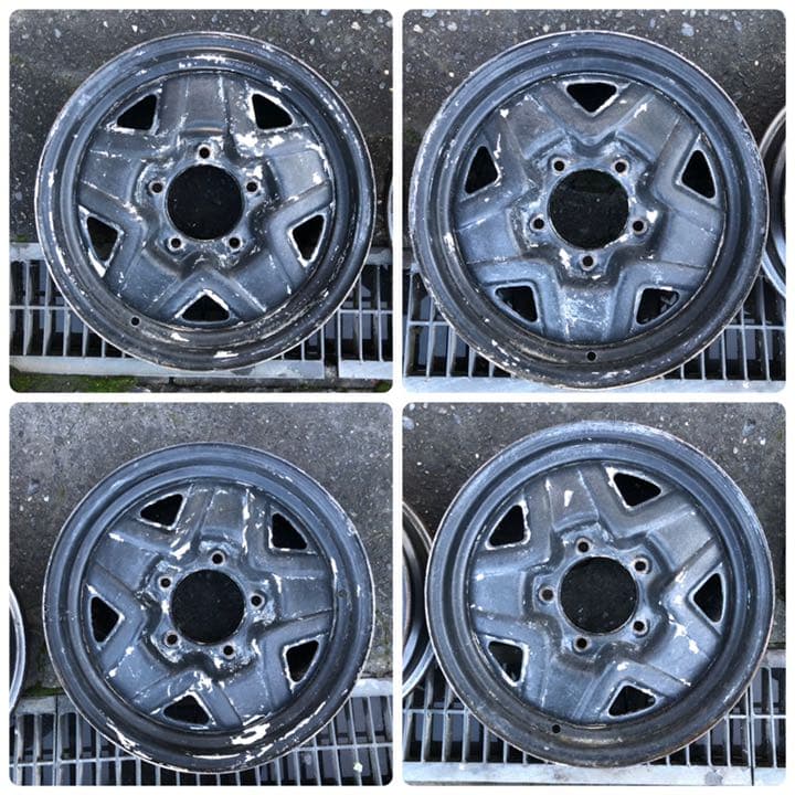 ジムニー】JA11 純正スチールホイール 4本 - メルカリ