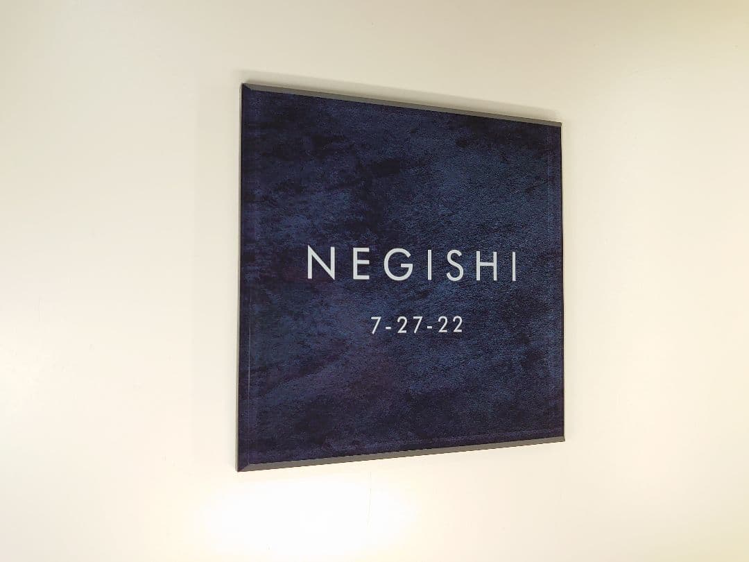 SAKURA様専用＊ステンレスブラック背景・ゴールド文字アクリル表札