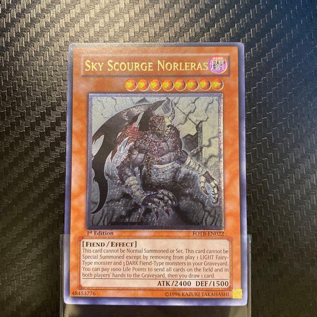 北米版 天魔神ノーレラス 1st レリーフ 深掘り個体 遊戯王 海外 英語