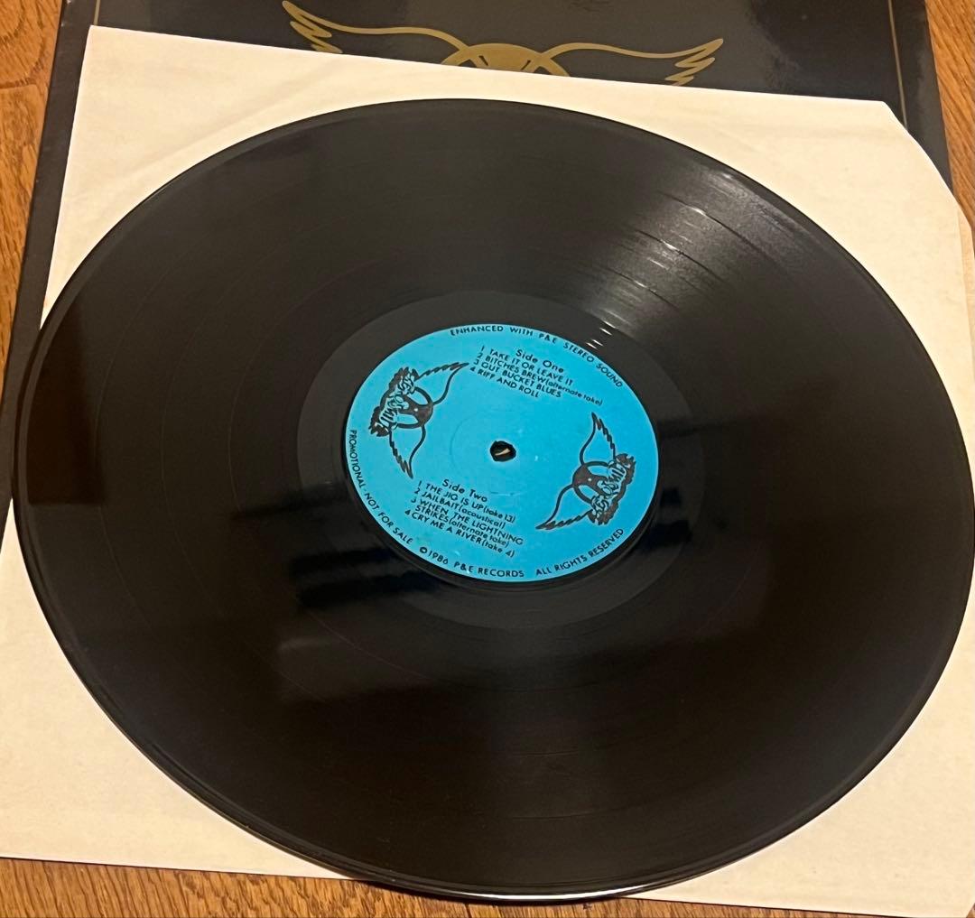 Aerosmith PURE GOLD .999 LP USプロモ 非売品 レア