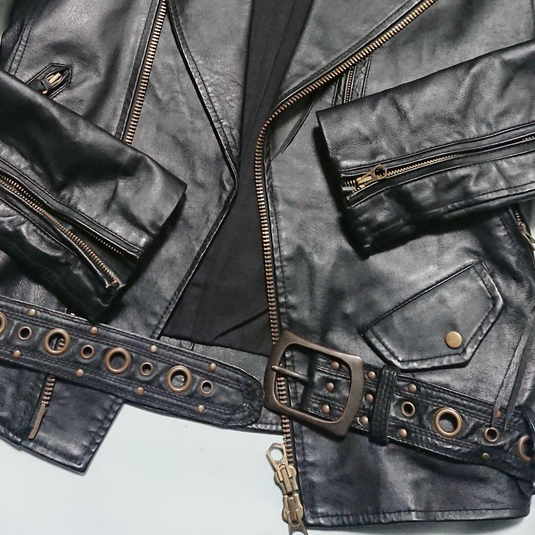 ゴアgoa ◇ライダースジャケット◇レザージャケット - メルカリ