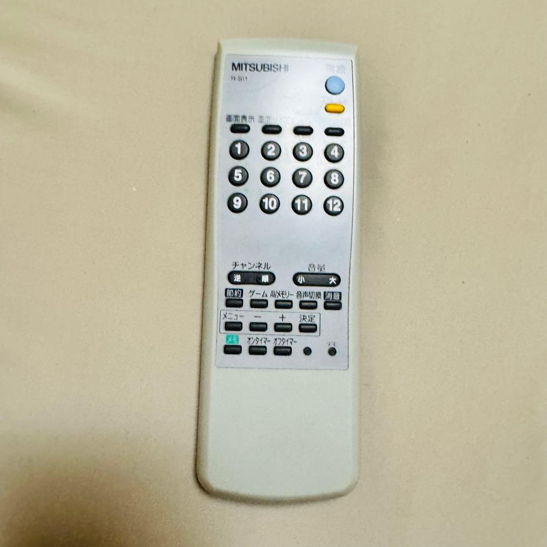 動作確認済み 三菱電気 21型ブラウン管テレビ 21C-L33 リモコン付き