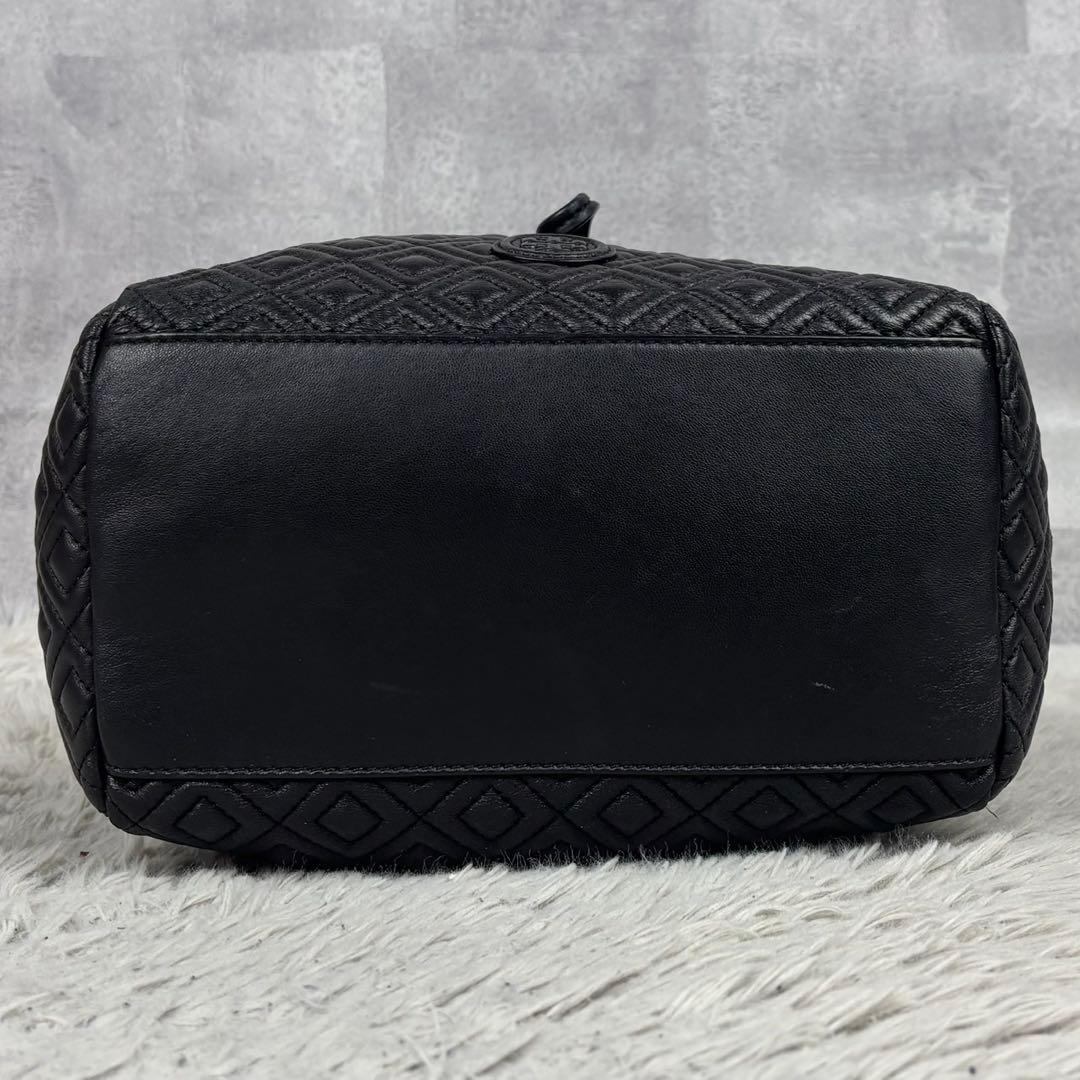 極美品 トリーバーチ レザー 2way 巾着 斜め掛け フレミング 黒