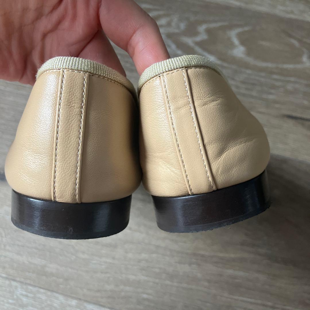 CHANEL シャネル バレエシューズ バレリーナ ベージュ 34.5 - メルカリ