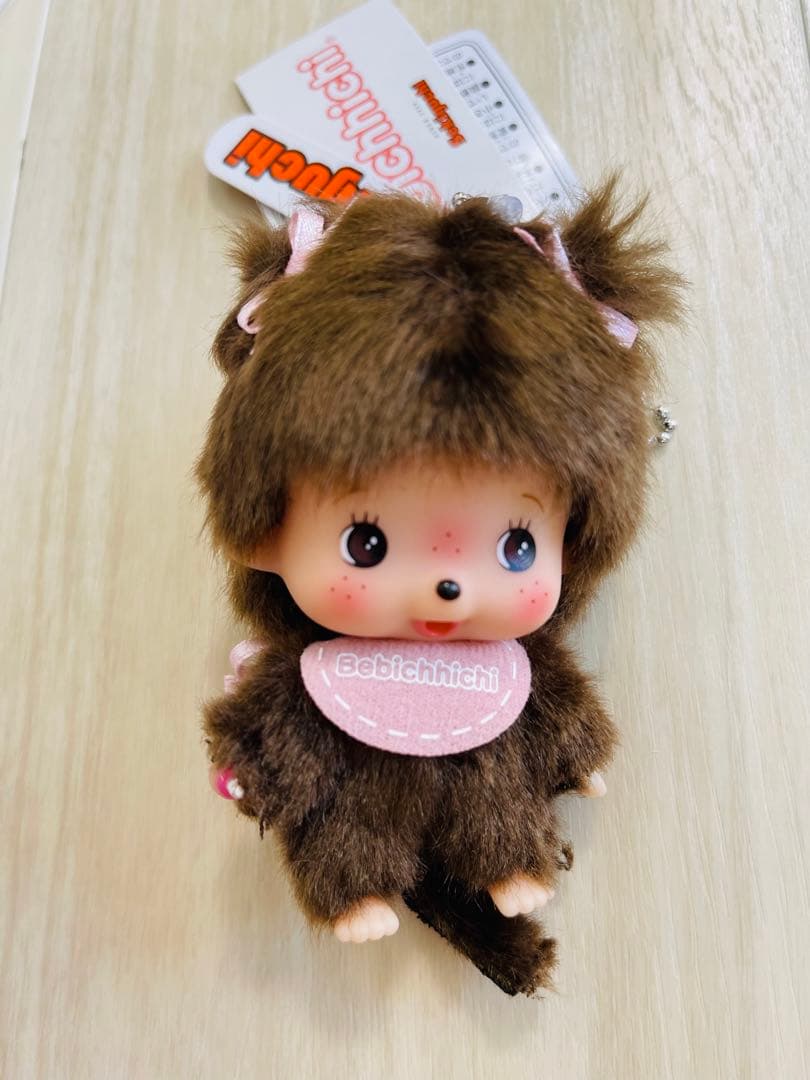 モンチッチ 顔でかベビチッチ SSサイズ キーチェーン 女の子 - メルカリ