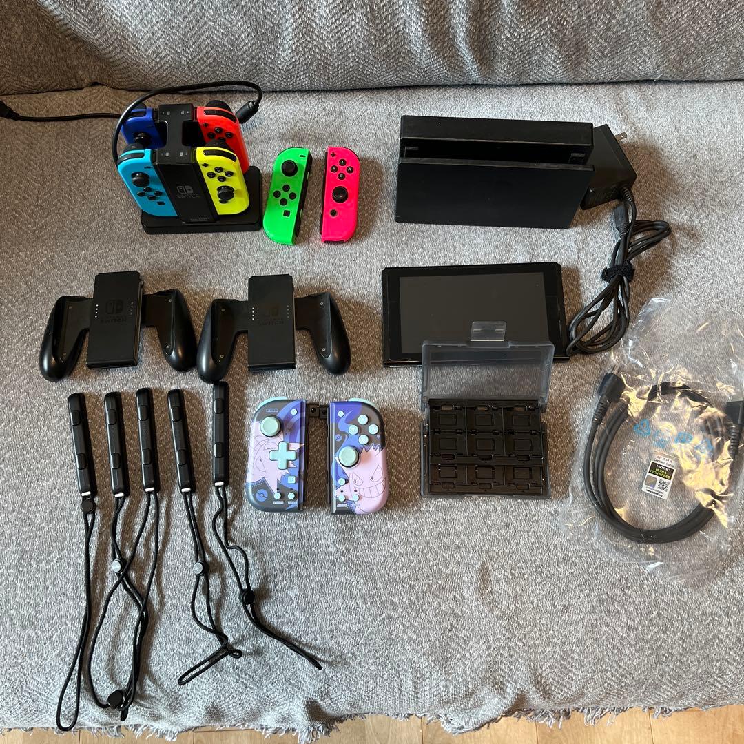 Nintendo Switch 本体セット ジョイコン他色々 Amazon.co.jp: Nintendo Switch Joy-Con(L) ネオンブルー/(R) ネオン