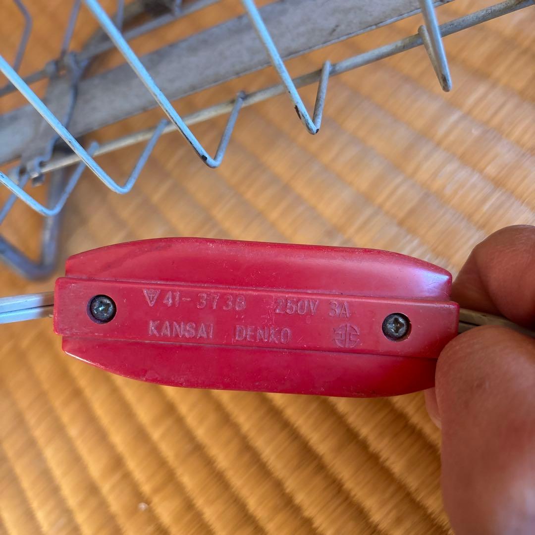 KAWASAKI 赤色 家庭用 扇風機 レトロ