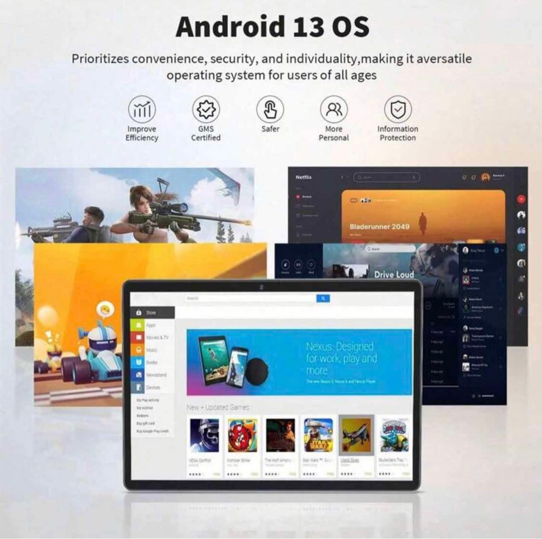 Relndoo Androidタブレット 6GB+128GB 6000mAh - メルカリ